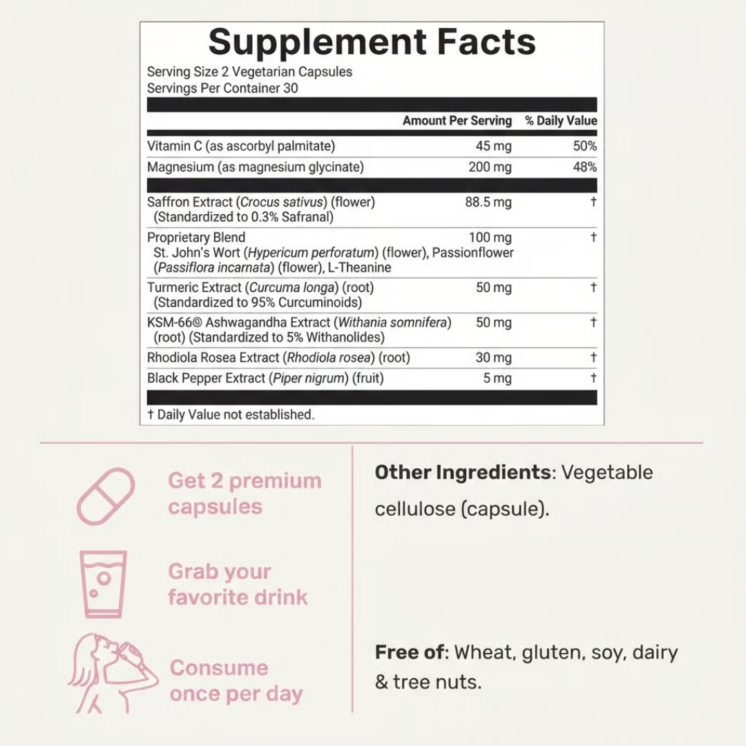 Saffron+ Advanced Vegan Capsules