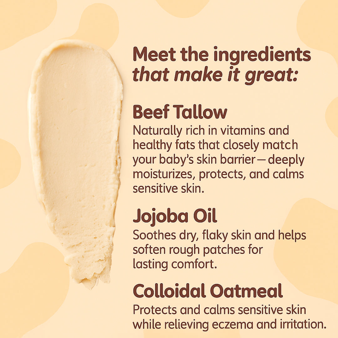 Beef Tallow Baby Balm Eczema Treatment